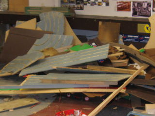 Part of the dismantled Track